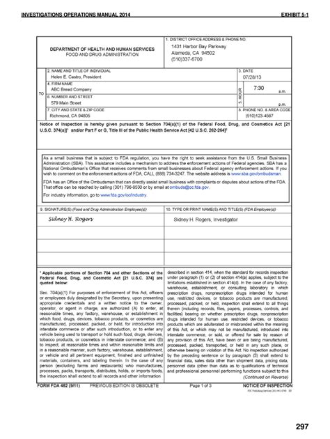 fda forms